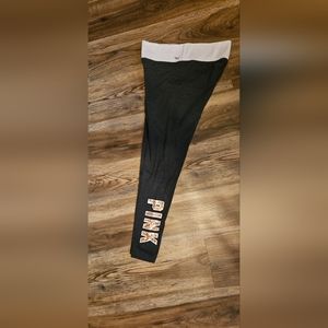 pink yoga leggings